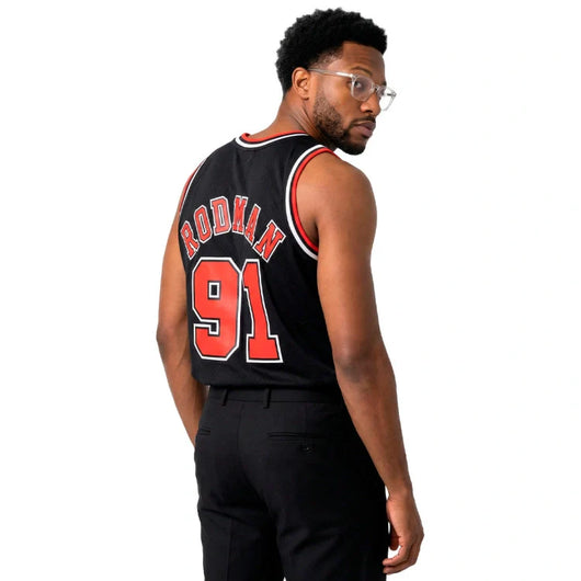 Chicago Bulls 97-98 Dennis Rodman Negra