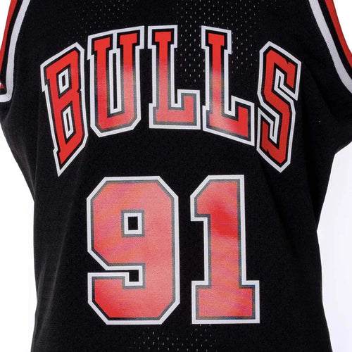 Chicago Bulls 97-98 Dennis Rodman Negra