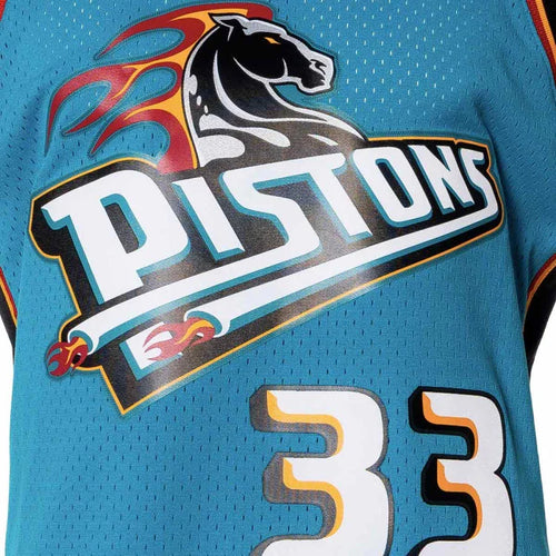Detroit Pistons 98-99 Grant Hill Azul